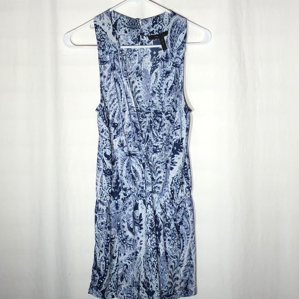 BCBG Maxazria Blue Floral Romper